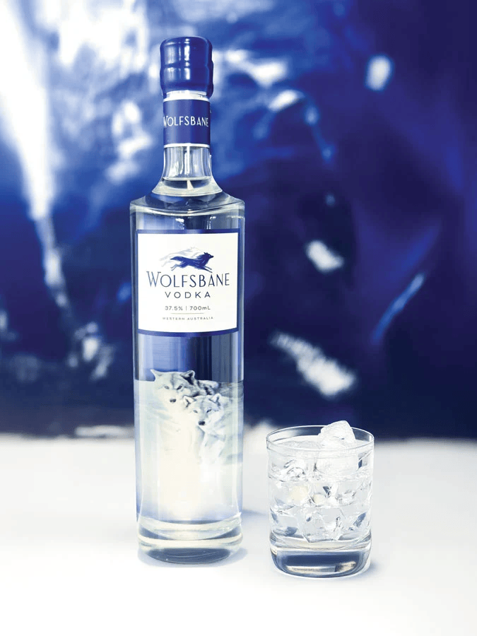 Wolfsbane blue label vodka is a drink for the Space Wolves. 40kpulp.com. 