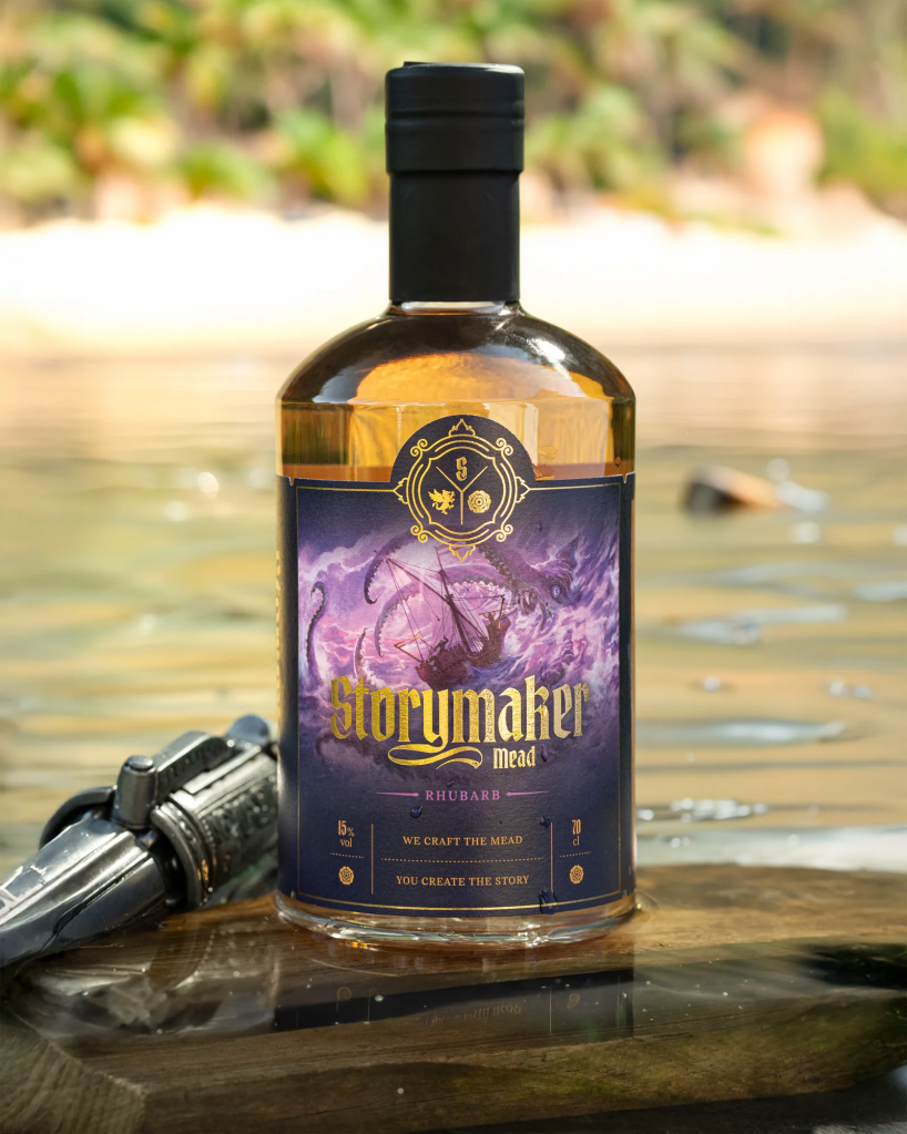 Storymaker Rhubard mead would be drunk by Ulfar Thuderlung from Warhammer 40,000. 
